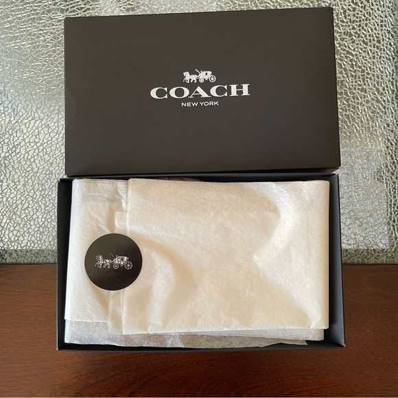 Coach Brown Signature Style Logo Headband